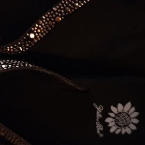 Sandler with rhinestones